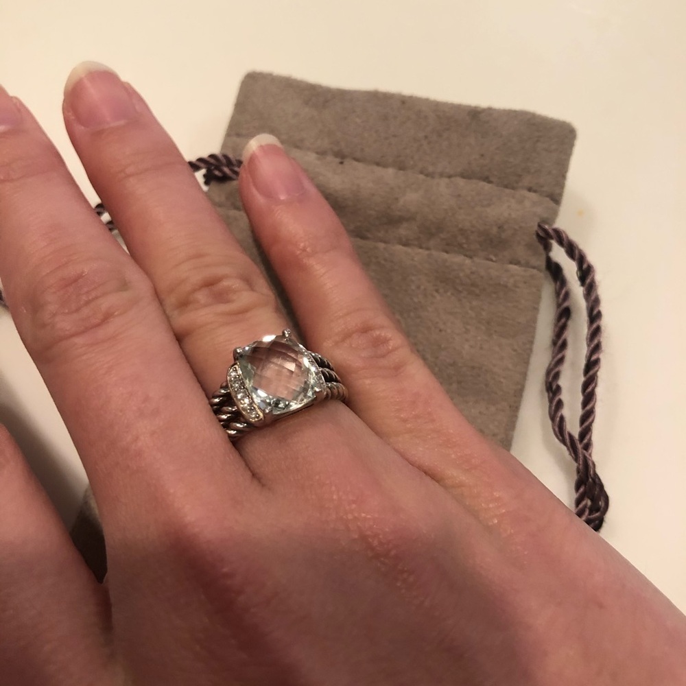 David Yurman Petite Wheaton Ring With Prasiolite View 6